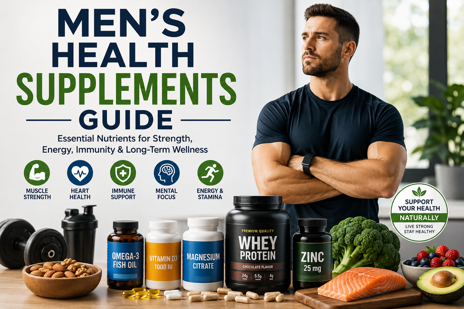 Men's Health Supplements Guide: Essential Vitamins, Minerals & Wellness Tips health savings article